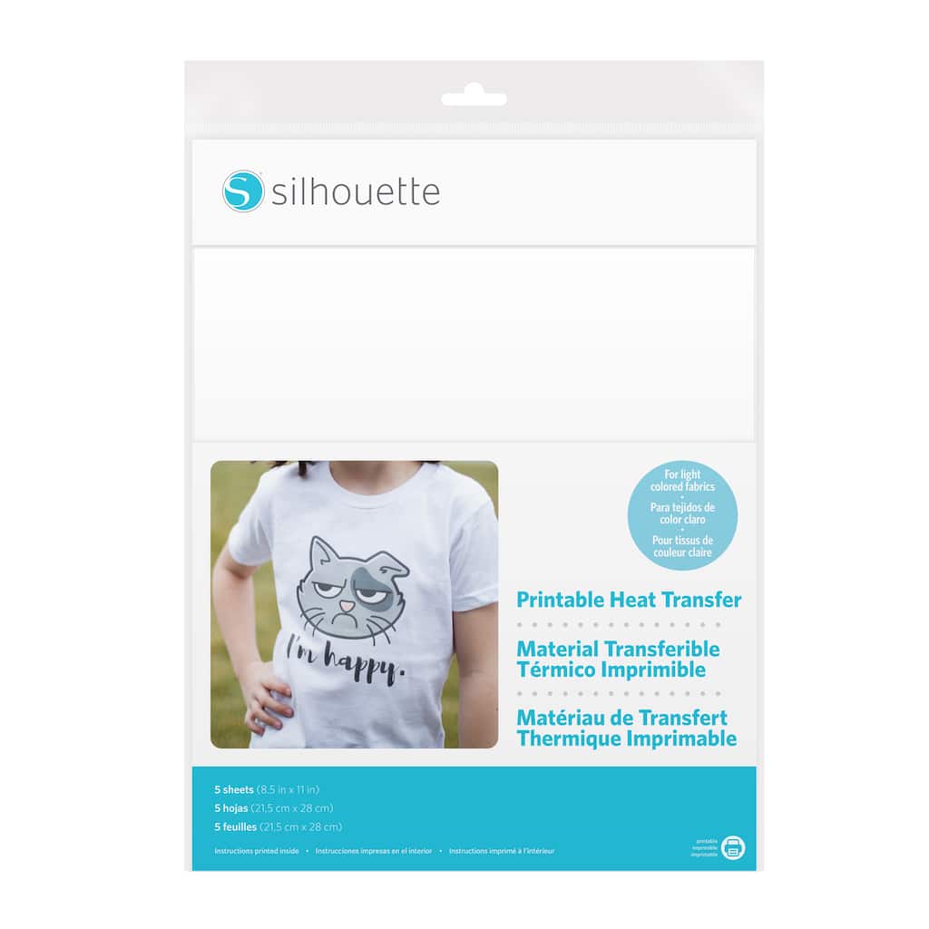 Find The Silhouette Printable Heat Transfer Sheets At Michaels